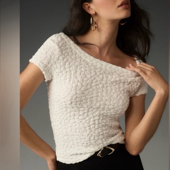 Anthropologie Tops - Anthropologie Maeve Socialite Textured Top XXS